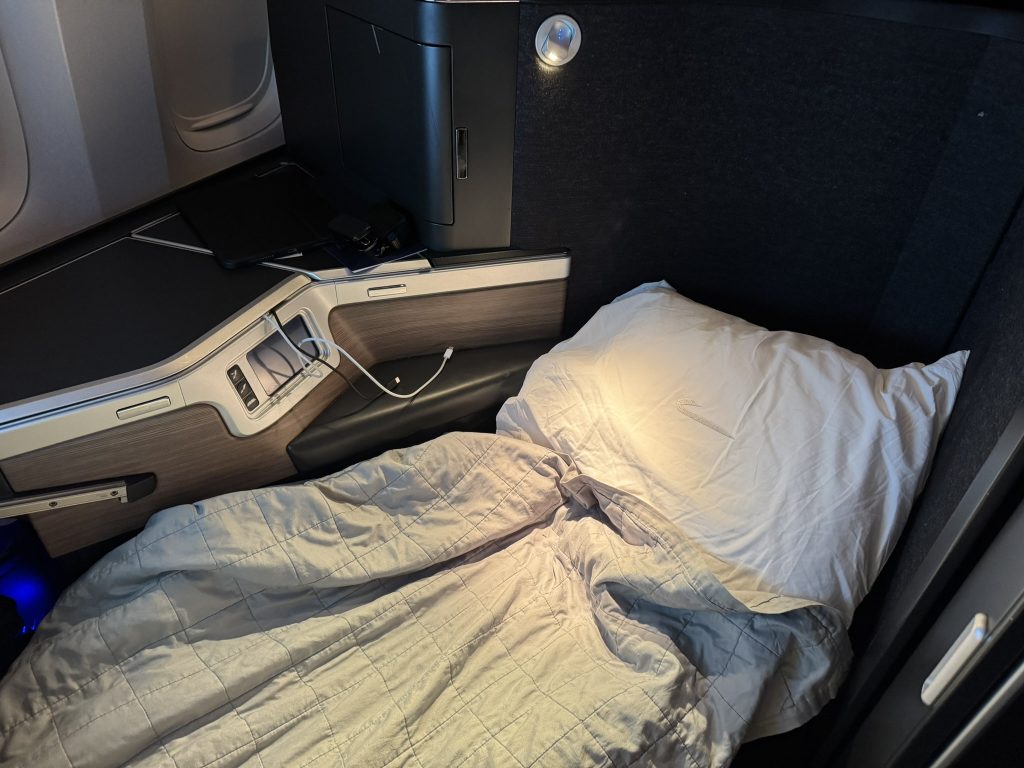British Airways 777-300 Business Class | Seat in Sleep Position British Airways 777-300 Business Class