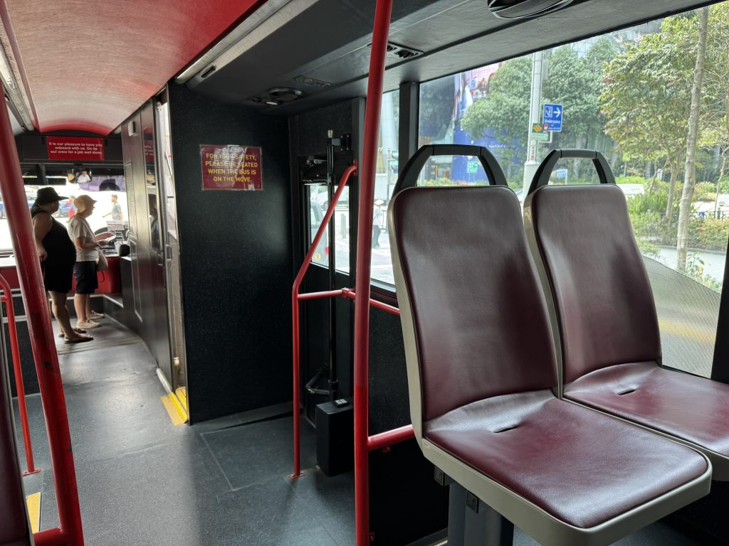 Big Bus Tour Singapore Inside Seating Big Bus Tour Singapore