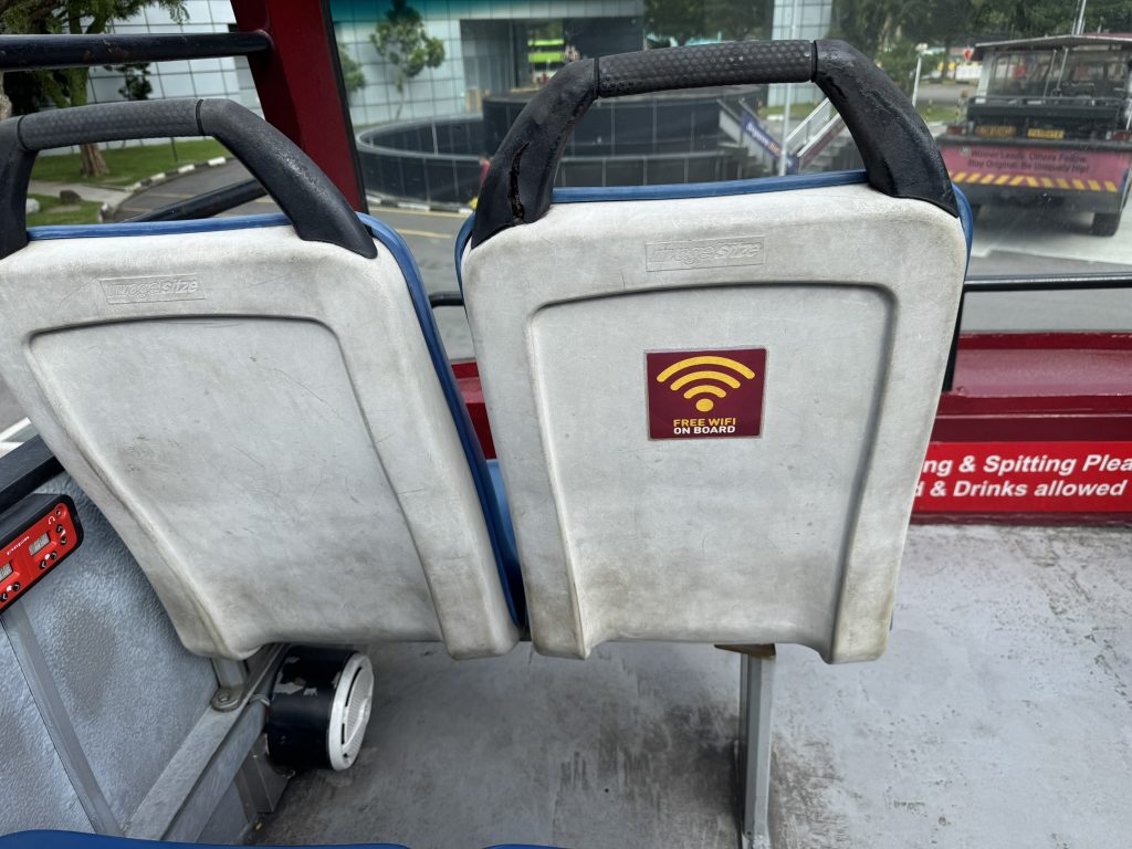 Big Bus Tour Singapore Seating Top Deck 2-2 Big Bus Tour Singapore Seating Top Deck