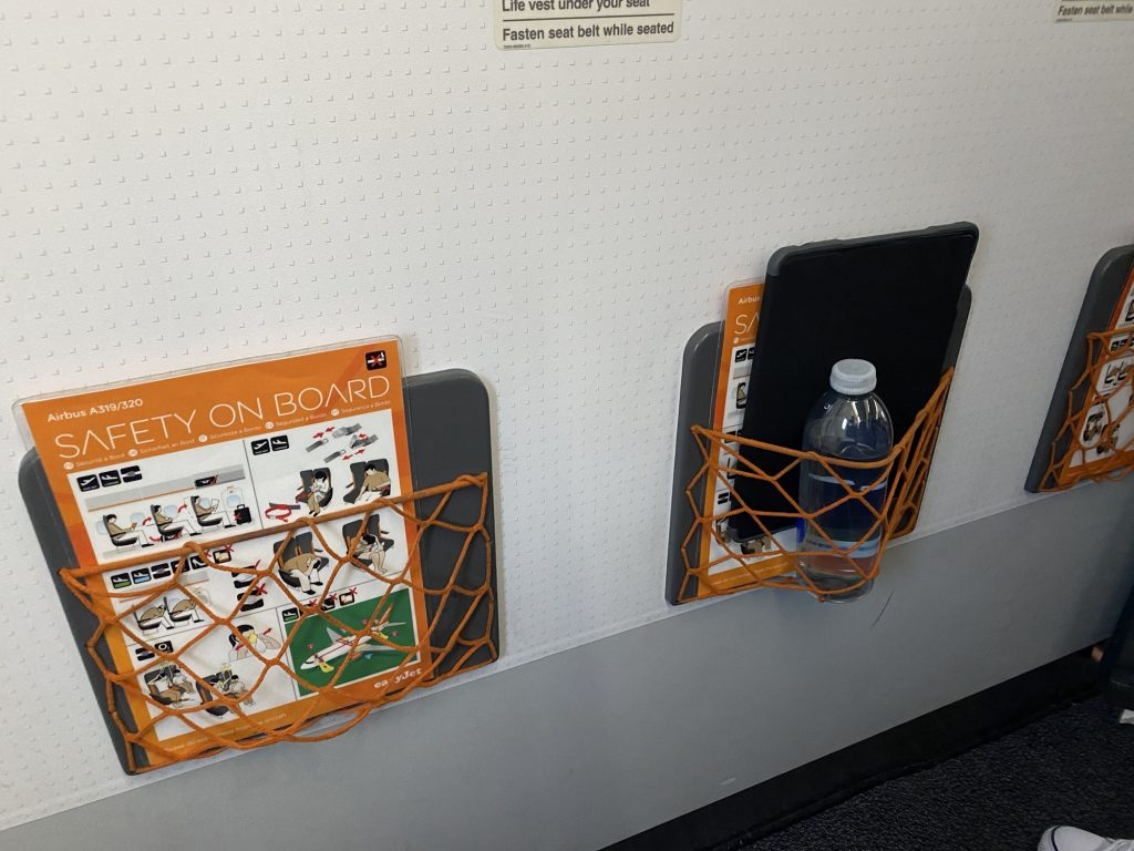 Flying easyJet to Malta During COVID-19 Restrictions: The Start and End of Our Hilton Malta Stay 3 EasyJet Front Row Seating