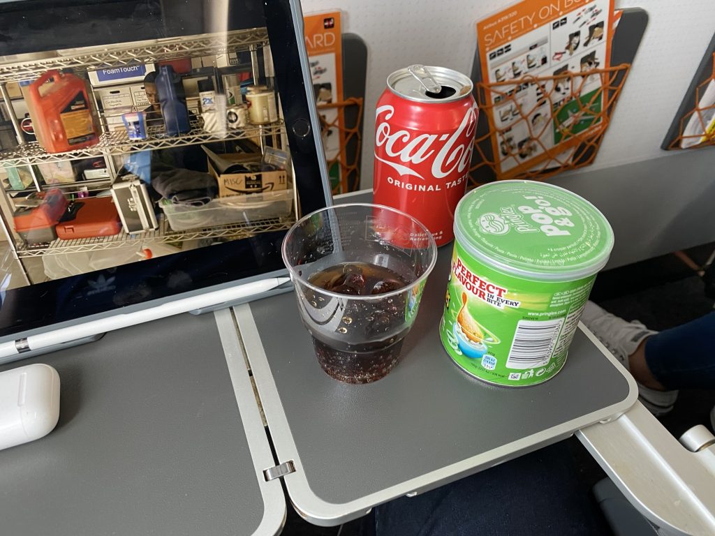 Flying easyJet to Malta During COVID-19 Restrictions: The Start and End of Our Hilton Malta Stay 4 Coke cost £2.30, and a small tin of Pringles cost £2.00