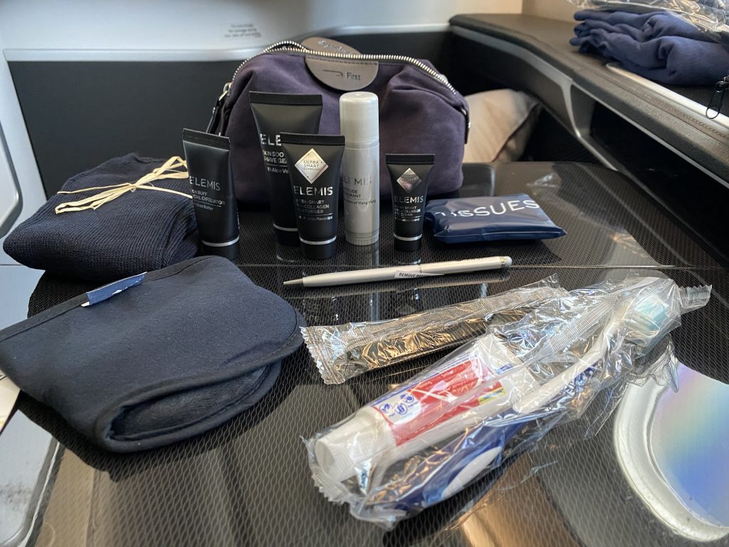 British Airways First Class Men's Amenity Kit 
