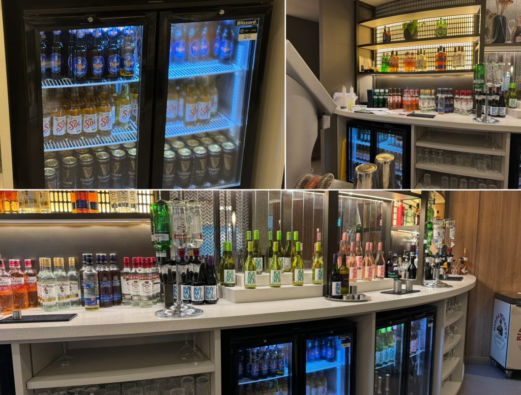 Aspire Lounge Liverpool Airport Review - Bar Area and Drinks Aspire Lounge Liverpool Airport Review