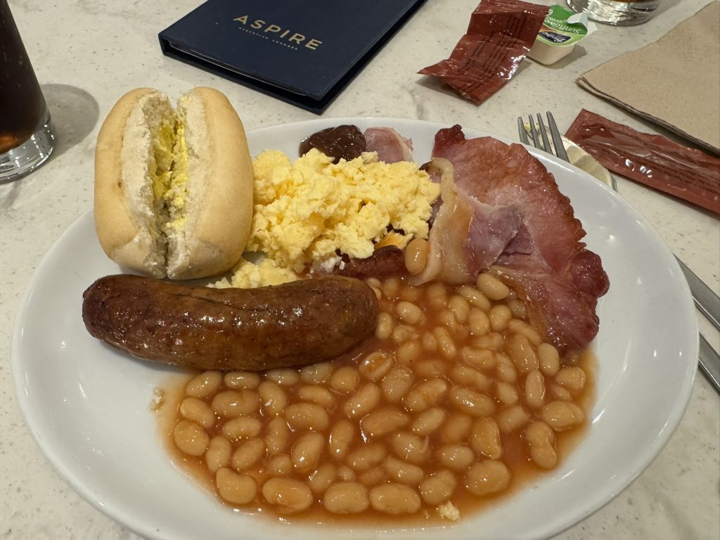 Aspire Lounge Liverpool Airport Review - Breakfast Aspire Lounge Liverpool Airport Review